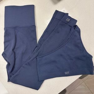 Set Active One Shoulder + Leggings Set